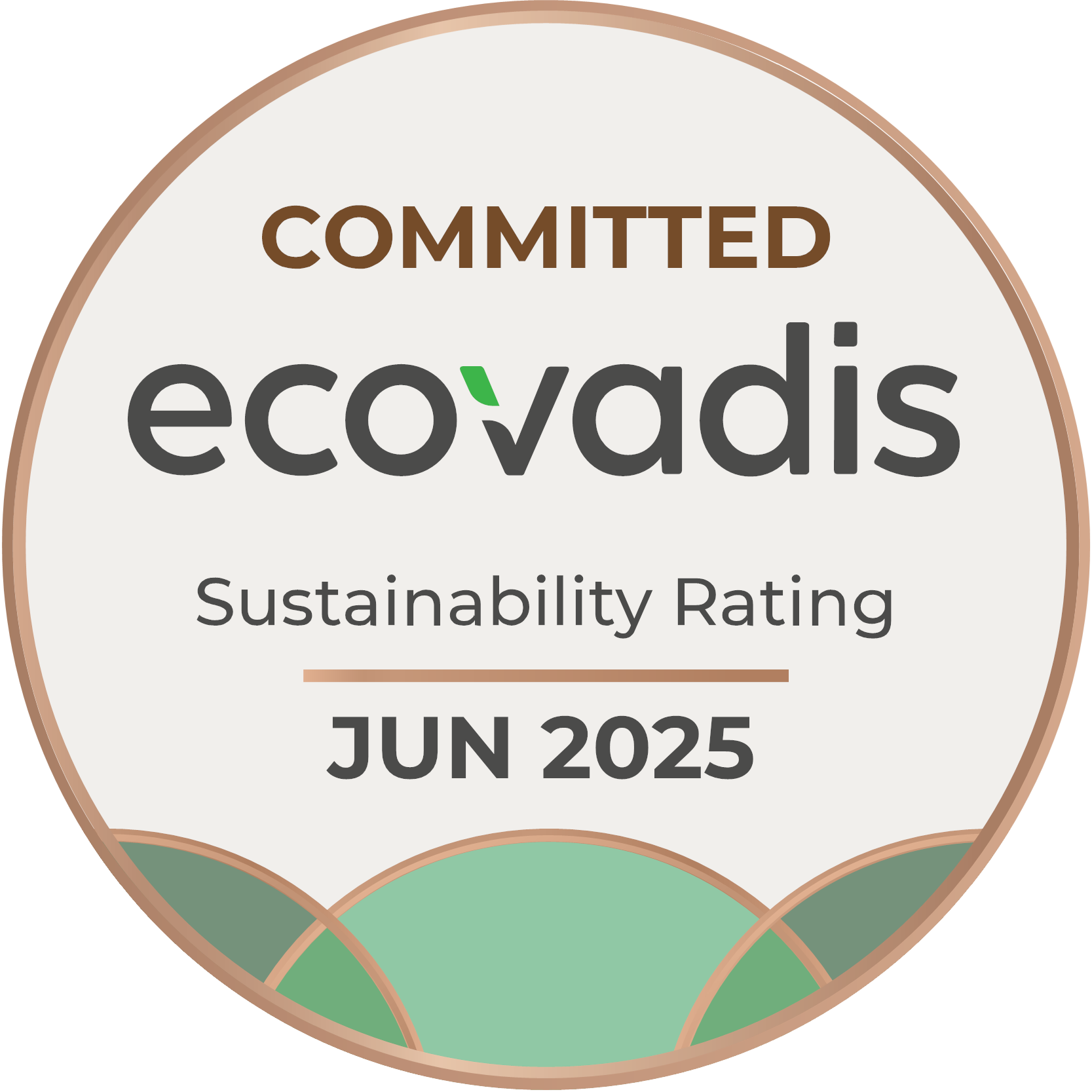 2025 EcoVadis badge